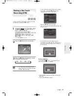 Preview for 47 page of Toshiba D-R255-SG Owner'S Manual