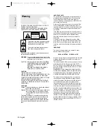 Preview for 3 page of Toshiba D-R3 Owner'S Manual