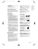 Preview for 4 page of Toshiba D-R3 Owner'S Manual