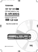 Preview for 1 page of Toshiba D-VR30SG Owner'S Manual