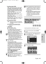 Preview for 65 page of Toshiba D-VR30SG Owner'S Manual