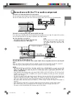 Preview for 21 page of Toshiba D-VR4 Owner'S Manual