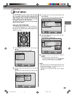 Preview for 23 page of Toshiba D-VR4 Owner'S Manual