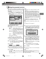 Preview for 25 page of Toshiba D-VR4 Owner'S Manual