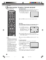 Preview for 40 page of Toshiba D-VR4 Owner'S Manual