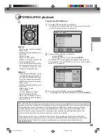 Preview for 45 page of Toshiba D-VR4 Owner'S Manual