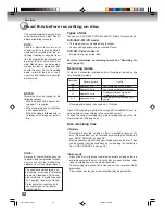 Preview for 52 page of Toshiba D-VR4 Owner'S Manual