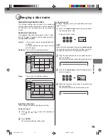 Preview for 75 page of Toshiba D-VR4 Owner'S Manual