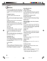 Preview for 8 page of Toshiba D-VR4SU Owner'S Manual