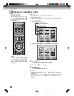 Preview for 32 page of Toshiba D-VR4SU Owner'S Manual