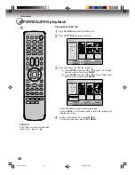 Preview for 44 page of Toshiba D-VR4SU Owner'S Manual