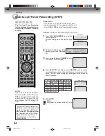 Preview for 54 page of Toshiba D-VR4SU Owner'S Manual