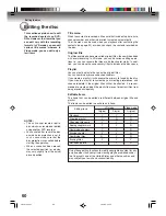 Preview for 60 page of Toshiba D-VR4SU Owner'S Manual