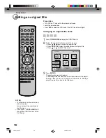 Preview for 70 page of Toshiba D-VR4SU Owner'S Manual