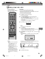 Preview for 79 page of Toshiba D-VR4SU Owner'S Manual