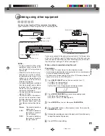 Preview for 81 page of Toshiba D-VR4SU Owner'S Manual