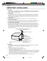 Preview for 4 page of Toshiba D-VR5 Owner'S Manual