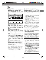 Preview for 11 page of Toshiba D-VR5 Owner'S Manual