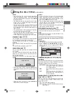 Preview for 29 page of Toshiba D-VR5 Owner'S Manual