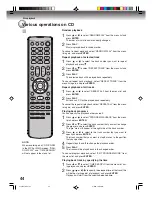 Preview for 44 page of Toshiba D-VR5 Owner'S Manual