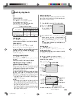 Preview for 51 page of Toshiba D-VR5 Owner'S Manual