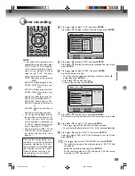 Preview for 59 page of Toshiba D-VR5 Owner'S Manual