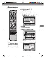 Preview for 65 page of Toshiba D-VR5 Owner'S Manual