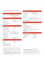 Preview for 2 page of Toshiba D-VR650 Specifications