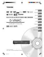 Toshiba D-VR6KC Owner'S Manual preview