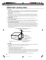 Preview for 4 page of Toshiba D-VR6KC Owner'S Manual