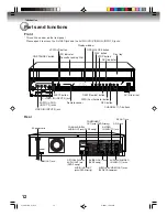 Preview for 12 page of Toshiba D-VR6KC Owner'S Manual