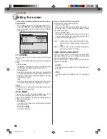 Preview for 30 page of Toshiba D-VR6KC Owner'S Manual