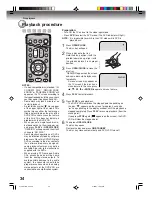 Preview for 34 page of Toshiba D-VR6KC Owner'S Manual