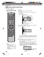 Preview for 36 page of Toshiba D-VR6KC Owner'S Manual