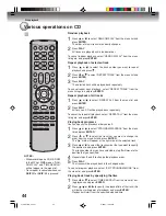 Preview for 44 page of Toshiba D-VR6KC Owner'S Manual