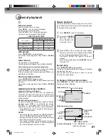 Preview for 51 page of Toshiba D-VR6KC Owner'S Manual