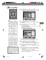 Preview for 59 page of Toshiba D-VR6KC Owner'S Manual