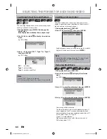 Preview for 63 page of Toshiba DKR40 - DVD Recorder With 1080p Upconversion Owner'S Manual