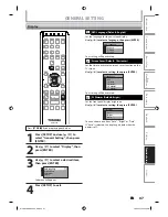 Preview for 86 page of Toshiba DKR40 - DVD Recorder With 1080p Upconversion Owner'S Manual