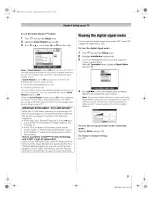 Preview for 21 page of Toshiba DLP 50HM66 Operating Manual