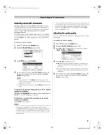 Preview for 33 page of Toshiba DLP 50HM66 Operating Manual