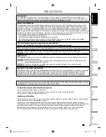 Preview for 3 page of Toshiba DR570 - DVD Recorder With TV Tuner Owner'S Manual