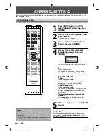 Preview for 26 page of Toshiba DR570 - DVD Recorder With TV Tuner Owner'S Manual