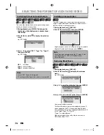 Preview for 76 page of Toshiba DR570 - DVD Recorder With TV Tuner Owner'S Manual