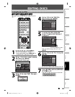 Preview for 83 page of Toshiba DR570 - DVD Recorder With TV Tuner Owner'S Manual