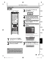 Preview for 89 page of Toshiba DR570 - DVD Recorder With TV Tuner Owner'S Manual