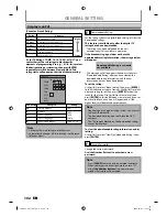 Preview for 102 page of Toshiba DR570 - DVD Recorder With TV Tuner Owner'S Manual