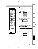 Preview for 105 page of Toshiba DR570 - DVD Recorder With TV Tuner Owner'S Manual