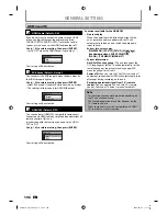 Preview for 106 page of Toshiba DR570 - DVD Recorder With TV Tuner Owner'S Manual