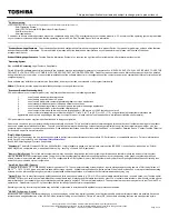 Preview for 4 page of Toshiba F45-AV412 - Qosmio - Core 2 Duo 1.8 GHz Specifications